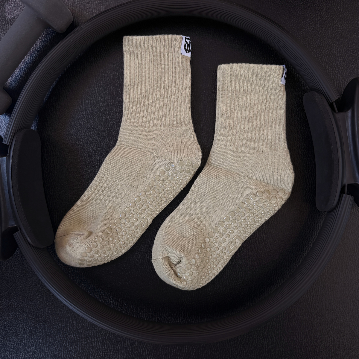 Pilates Socks · Noir - Champagne / 39-42